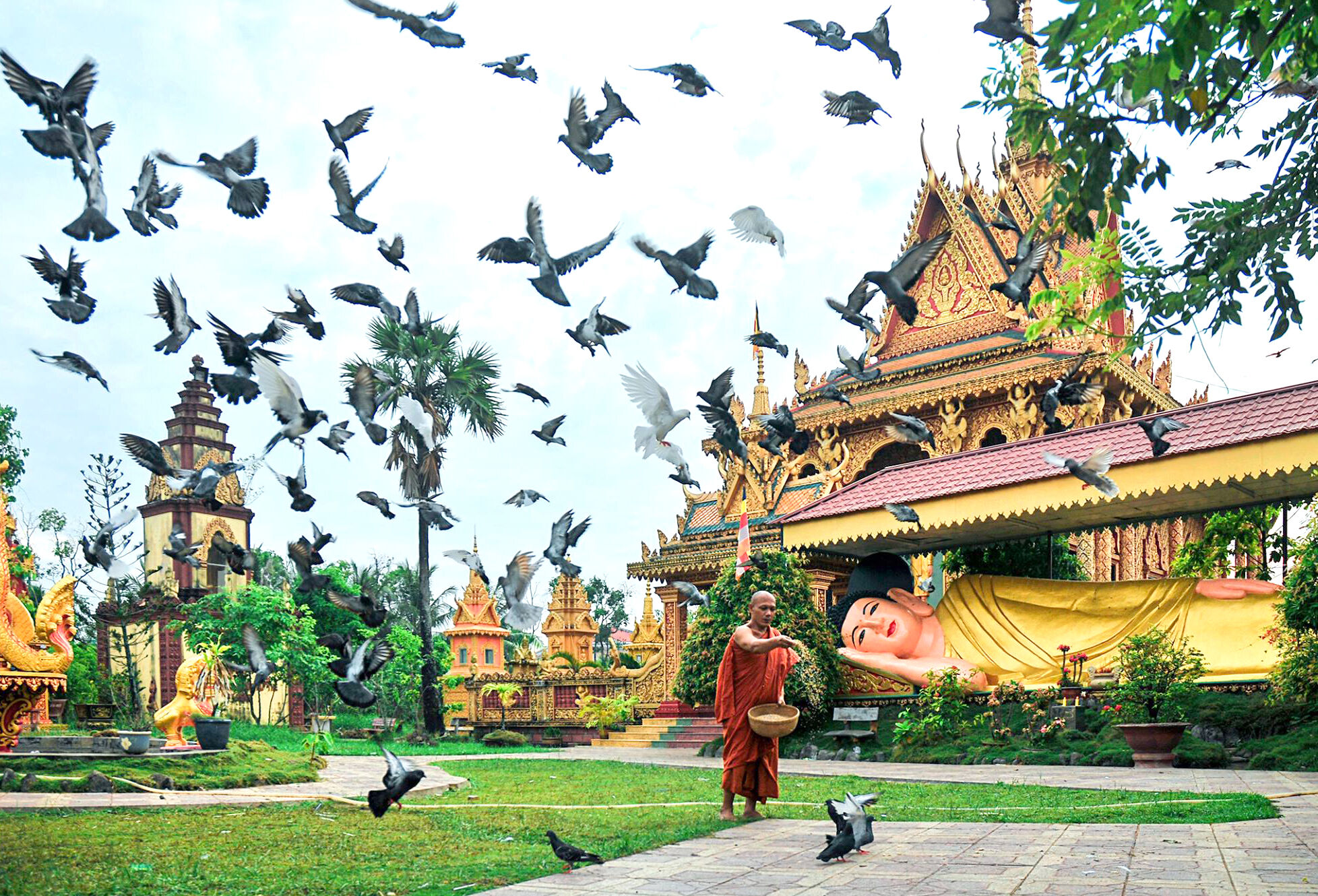 Begin your Ca Mau Tours with a sacred adventure